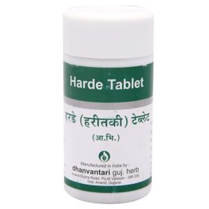 Herbal Harde Haritaki Tablet, dhanvantri